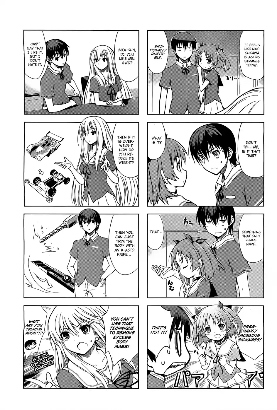 Ore no Kanojo to Osananajimi ga Shuraba Sugiru 4-Koma Chapter 4 4